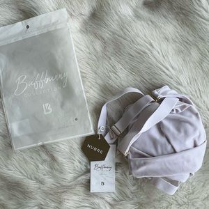 BuffBunny Candy Wrap Sports Bra - White